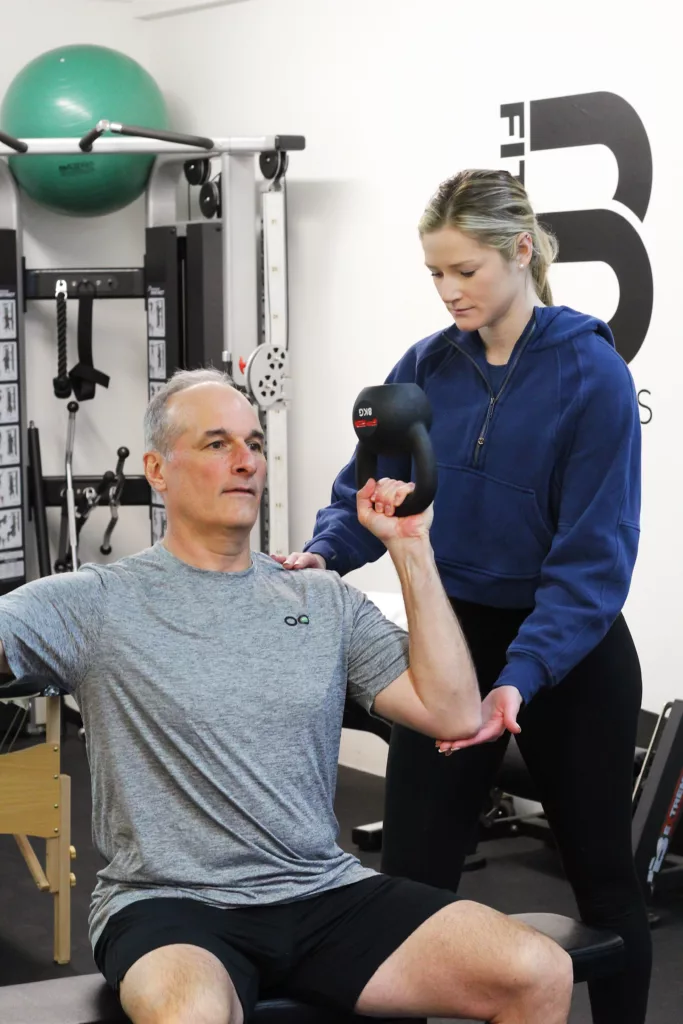 Shoulder pain with overhead press? Sign up for a physical therapy consultation today.